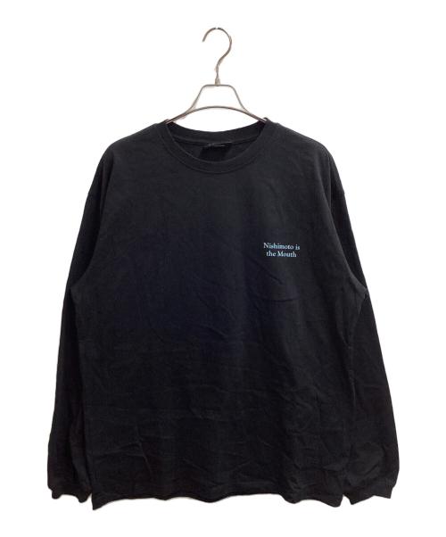 NISHIMOTO IS THE MOUTH（ニシモトイズザマウス）NISHIMOTO IS THE MOUTH (ニシモトイズザマウス) プリントTシャツ ブラック サイズ:XLの古着・服飾アイテム