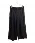 MAISON SPECIAL（メゾンスペシャル）の古着「4 Colors Chambray Washable Wool Baggy Wide Pants　/　11251461218」｜ブラック