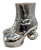 Maison MIHARA YASUHIROメゾン ミハラ ヤスヒロ）の古着「Duck Heel Boots / ダックヒールブーツ / B13FW705」｜シルバー