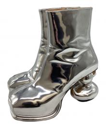 Maison MIHARA YASUHIRO（メゾン ミハラ ヤスヒロ）の古着「Duck Heel Boots / ダックヒールブーツ / B13FW705」｜シルバー