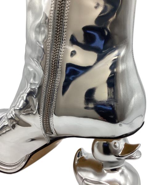Maison MIHARA YASUHIRO（メゾン ミハラ ヤスヒロ）Maison MIHARA YASUHIRO (メゾン ミハラ ヤスヒロ) Duck Heel Boots / ダックヒールブーツ / B13FW705 シルバー サイズ:40の古着・服飾アイテム