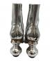 中古・古着 Maison MIHARA YASUHIRO (メゾン ミハラ ヤスヒロ) Duck Heel Boots / ダックヒールブーツ / B13FW705 シルバー サイズ:40：25000円
