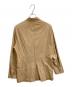 ARMANI COLLEZIONI (アルマーニ コレツィオーニ) スエードレザーシャツ ベージュ サイズ:48：7000円