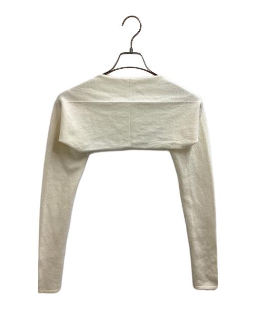 ё BIOTOP（ヨー ビオトープ）ё BIOTOP (ヨー ビオトープ) Cashmere armcover ホワイト サイズ:FREEの古着・服飾アイテム