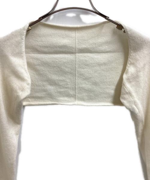 ё BIOTOP（ヨー ビオトープ）ё BIOTOP (ヨー ビオトープ) Cashmere armcover ホワイト サイズ:FREEの古着・服飾アイテム