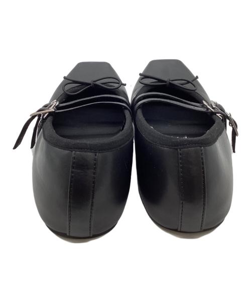 AKIKO AOKI（アキコ アオキ）AKIKO AOKI (アキコ アオキ) THREE TREASURES (スリートレジャーズ) GISELLE FLAT / ジゼルフラット / AAI051FW24BLK35 ブラック サイズ:21cmの古着・服飾アイテム