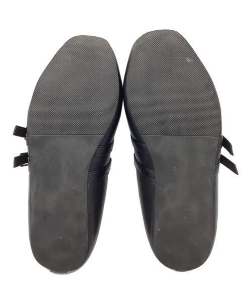 AKIKO AOKI（アキコ アオキ）AKIKO AOKI (アキコ アオキ) THREE TREASURES (スリートレジャーズ) GISELLE FLAT / ジゼルフラット / AAI051FW24BLK35 ブラック サイズ:21cmの古着・服飾アイテム
