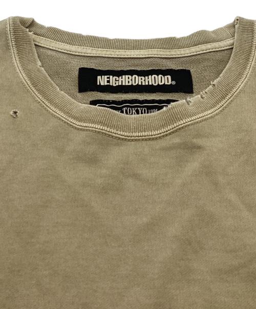 NEIGHBORHOOD（ネイバーフッド）NEIGHBORHOOD (ネイバーフッド) SAVAGE SQD C-CREW SS　/　192FPNH-CSM01S ブラウン サイズ:Mの古着・服飾アイテム