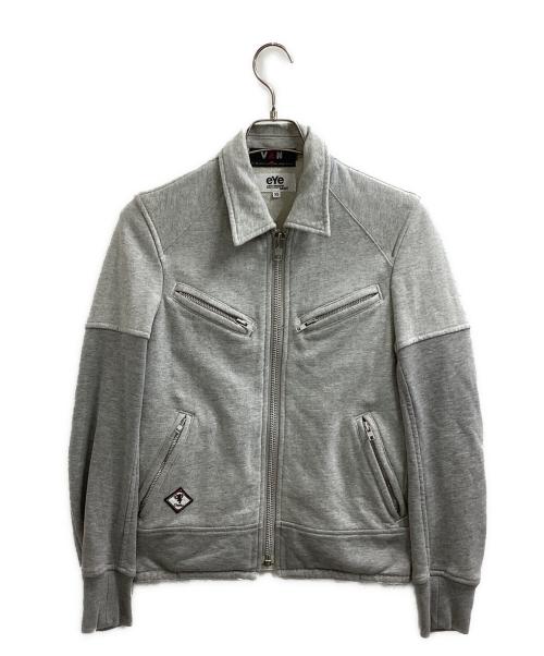 eYe COMME des GARCONS JUNYAWATANABE MAN（アイ コム デ ギャルソン ジュンヤ ワタナベ マン）eYe COMME des GARCONS JUNYAWATANABE MAN (アイ コム デ ギャルソン ジュンヤ ワタナベ マン) VAN　 (ヴァン) スウェットジャケット / WG-J909 / AD2010 グレー サイズ:XSの古着・服飾アイテム