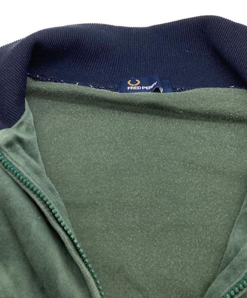 FRED PERRY（フレッドペリー）FRED PERRY (フレッドペリー) ベロアトラックジャケット グリーン サイズ:Mの古着・服飾アイテム