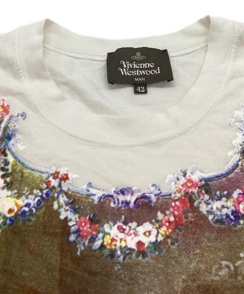 Vivienne Westwood（ヴィヴィアンウエストウッド）Vivienne Westwood (ヴィヴィアンウエストウッド) Sculpture BOY リラックスTシャツ ホワイト サイズ:42の古着・服飾アイテム