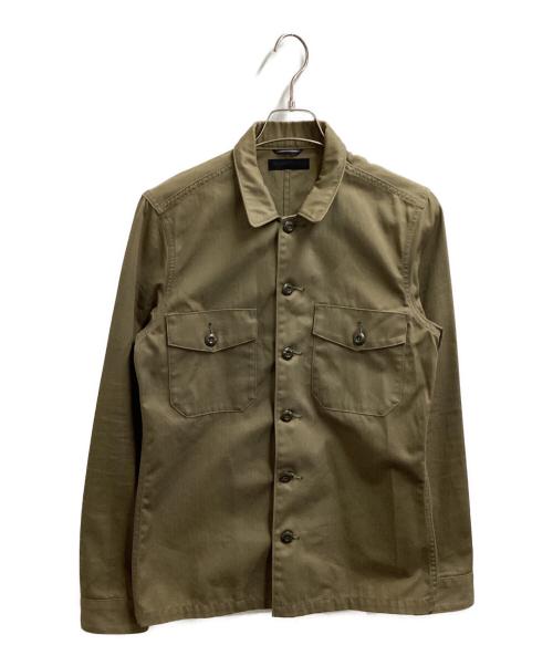 Junhashimoto（ジュンハシモト）Junhashimoto (ジュンハシモト) US ARMY SHIRTS オリーブ サイズ:3の古着・服飾アイテム