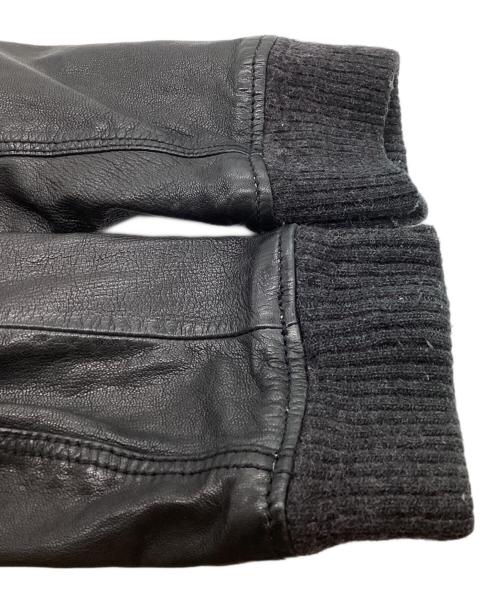 Zadig&Voltaire（ザディグエヴォルテール）ZADIG&VOLTAIRE (ザディグエヴォルテール) ラムレザージャケット / VCT3402H ブラック サイズ:40の古着・服飾アイテム