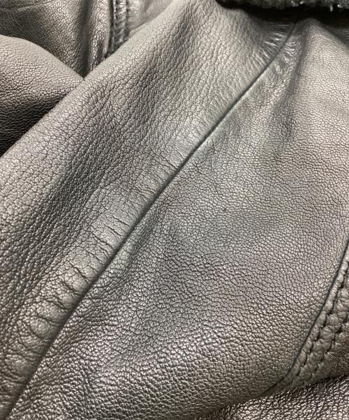 Zadig&Voltaire（ザディグエヴォルテール）ZADIG&VOLTAIRE (ザディグエヴォルテール) ラムレザージャケット / VCT3402H ブラック サイズ:40の古着・服飾アイテム