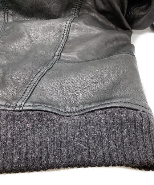 Zadig&Voltaire（ザディグエヴォルテール）ZADIG&VOLTAIRE (ザディグエヴォルテール) ラムレザージャケット / VCT3402H ブラック サイズ:40の古着・服飾アイテム