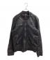 ZADIG&VOLTAIRE（ザディグエヴォルテール）の古着「ラムレザージャケット / VCT3402H」｜ブラック