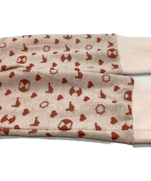 FINAL HOME（ファイナルホーム）FINAL HOME (ファイナルホーム) 総柄 ジップアップ パーカー　/　FH11JO007 オレンジ サイズ:Sの古着・服飾アイテム