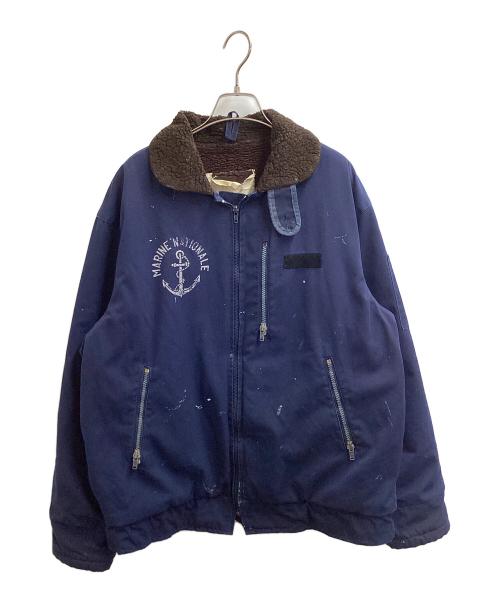 French Navy（フランス海軍）French Navy (フランス海軍) MARINE NATIONAL デッキジャケット/ 82年製 / フランス海軍 ネイビー サイズ:不明の古着・服飾アイテム