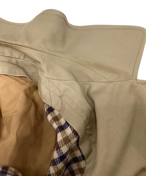Aquascutum（アクアスキュータム）Aquascutum (アクアスキュータム) 70s~ ライナー付きステンカラーコート ベージュ サイズ:不明の古着・服飾アイテム