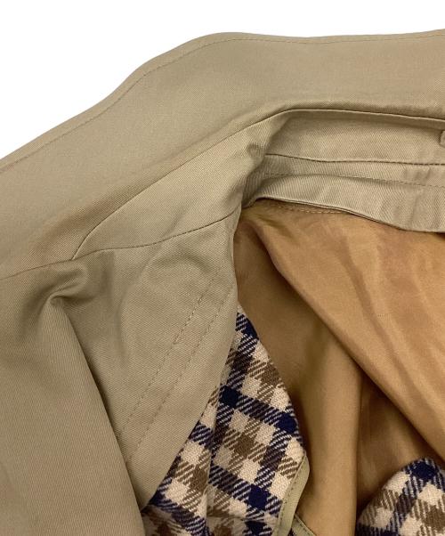Aquascutum（アクアスキュータム）Aquascutum (アクアスキュータム) 70s~ ライナー付きステンカラーコート ベージュ サイズ:不明の古着・服飾アイテム