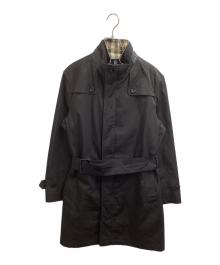 BURBERRY LONDON（バーバリーロンドン）の古着「ライナー付スタンドカラーコート　/　BBB82-309-09」｜ブラック