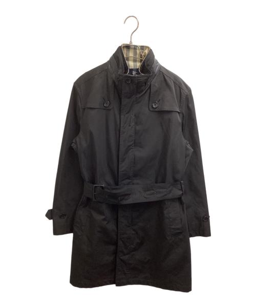 BURBERRY LONDON（バーバリーロンドン）BURBERRY LONDON (バーバリーロンドン) ライナー付スタンドカラーコート　/　BBB82-309-09 ブラック サイズ:Mの古着・服飾アイテム