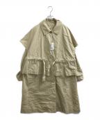STYLE MIXERスタイルミキサー）の古着「2ピースライトコート / 500ISS30-3881」｜ベージュ