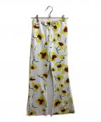 NON TOKYOノントーキョー）の古着「RIB FLARE PANTS　/　non-22S-0229」｜ホワイト