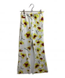 NON TOKYO（ノントーキョー）の古着「RIB FLARE PANTS　/　non-22S-0229」｜ホワイト