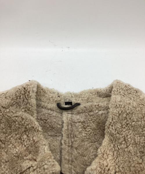 ECHT LAMMFELL（イーシーエイチティー）ECHT LAMMFELL (イーシーエイチティー) ムートンコート ブラウン サイズ:38の古着・服飾アイテム