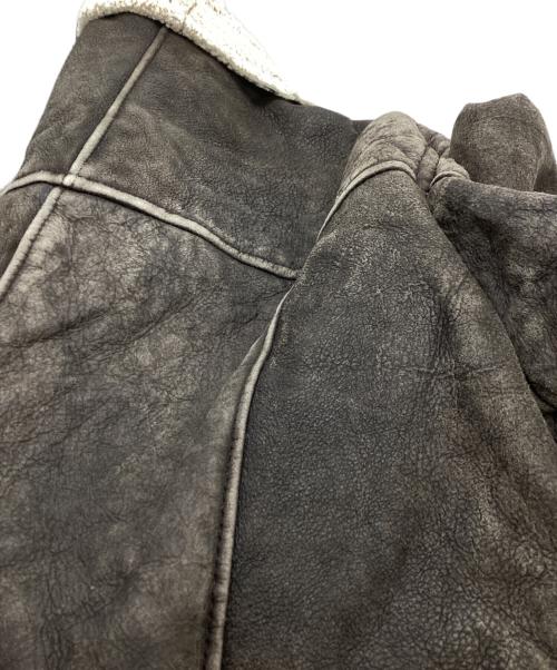ECHT LAMMFELL（イーシーエイチティー）ECHT LAMMFELL (イーシーエイチティー) ムートンコート ブラウン サイズ:38の古着・服飾アイテム