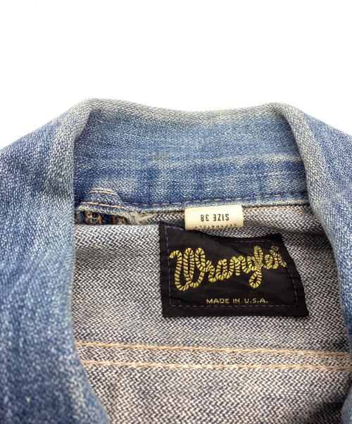 Wrangler（ラングラー）Wrangler (ラングラー) デニムジャケット　/　124MJ　/　70S USA製 インディゴ サイズ:38の古着・服飾アイテム