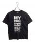 COMME des GARCONS HOMME PLUS（コムデギャルソンオムプリュス）の古着「MY ENERGY PRINT TEE　/　PX-T002　/　AD2019 」｜ブラック