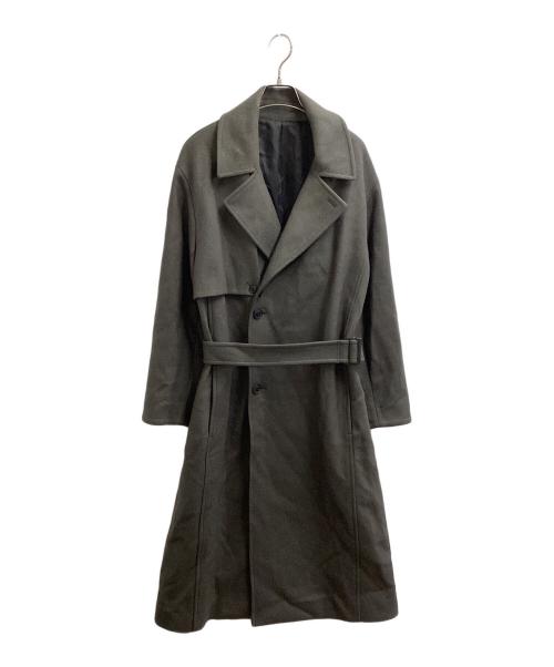 CITY TOKYO（シティートウキョウ）CITY TOKYO (シティートウキョウ) Premium melton ベルテッドコート グレー サイズ:1の古着・服飾アイテム