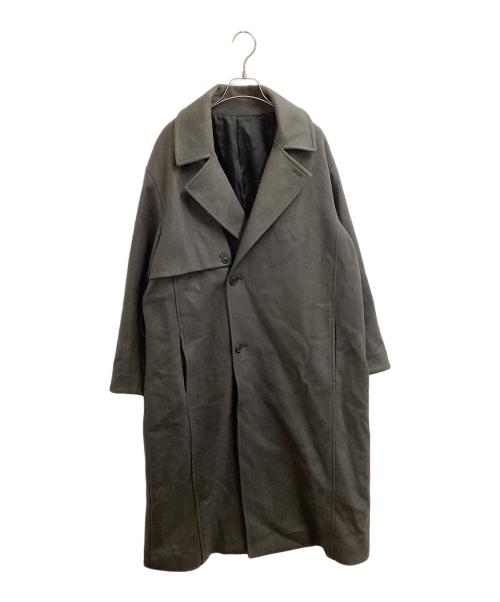 CITY TOKYO（シティートウキョウ）CITY TOKYO (シティートウキョウ) Premium melton ベルテッドコート グレー サイズ:1の古着・服飾アイテム