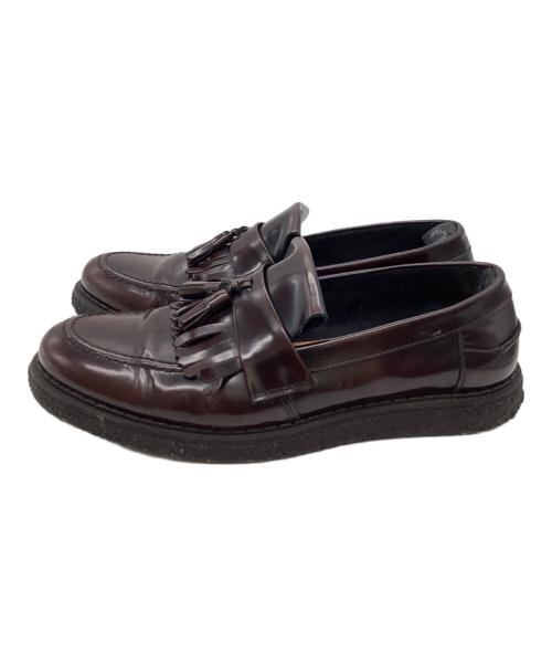 GEORGE COX（ジョージコックス）GEORGE COX　 (ジョージコックス) FRED PERRY (フレッドペリー) Tassel Loafer / タッセルローファー ブラウン サイズ:10の古着・服飾アイテム