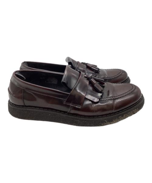 GEORGE COX（ジョージコックス）GEORGE COX　 (ジョージコックス) FRED PERRY (フレッドペリー) Tassel Loafer / タッセルローファー ブラウン サイズ:10の古着・服飾アイテム