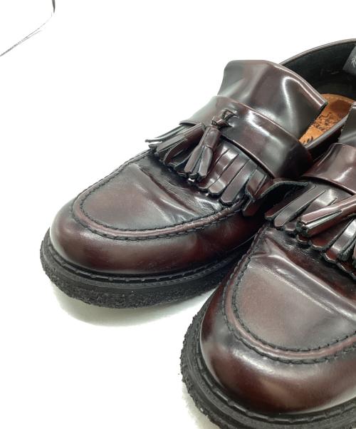 GEORGE COX（ジョージコックス）GEORGE COX　 (ジョージコックス) FRED PERRY (フレッドペリー) Tassel Loafer / タッセルローファー ブラウン サイズ:10の古着・服飾アイテム