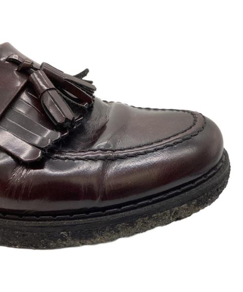GEORGE COX（ジョージコックス）GEORGE COX　 (ジョージコックス) FRED PERRY (フレッドペリー) Tassel Loafer / タッセルローファー ブラウン サイズ:10の古着・服飾アイテム