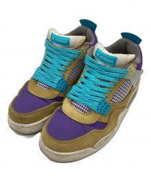 NIKE×UNION（ナイキ×ユニオン）の古着「Air Jordan 4 SP "Desert Moss"　DJ5718-300」｜イエロー×パープル
