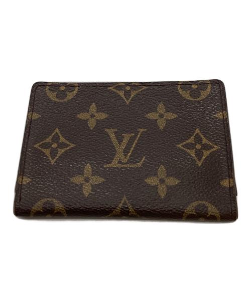 LOUIS VUITTON（ルイ ヴィトン）LOUIS VUITTON (ルイ ヴィトン) ポルト2カルト・ヴェルティカル ポルト2カルト・ヴェルティカル  / パスケース / M60533 ブラウンの古着・服飾アイテム