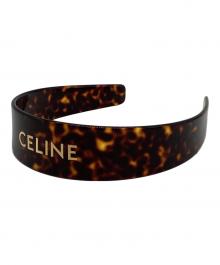 CELINE（セリーヌ）の古着「ヘアバンド / 46Y376CEA.19AG」｜ブラウン