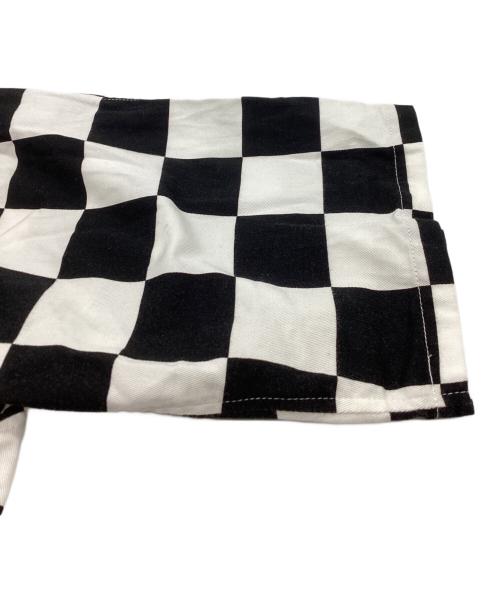 MIYAGIHIDETAKA（ミヤギヒデタカ）MIYAGIHIDETAKA (ミヤギヒデタカ) Bandana SS shirt ブラック×ホワイト サイズ:FREEの古着・服飾アイテム