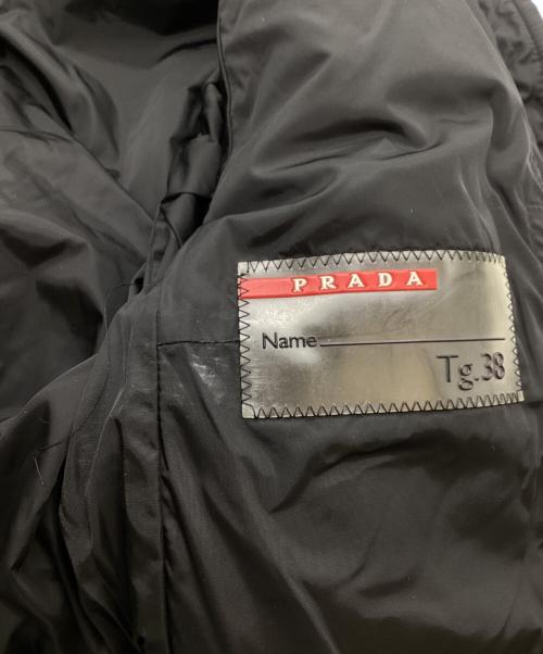 PRADA SPORTS（プラダスポーツ）PRADA SPORTS (プラダスポーツ) リネアロッサ中綿ジャケット ブラック サイズ:38の古着・服飾アイテム