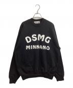 MIN-NANO×DSMGミンナノ×ドーバーストリートマーケットギンザ）の古着「ロゴスウェット / USA製」｜ブラック