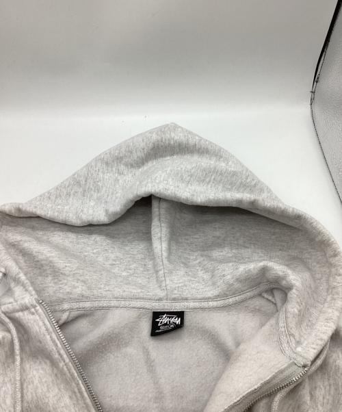 stussy（ステューシー）stussy (ステューシー) Welder Zip Hood　/　Z4000SZS グレー サイズ:Mの古着・服飾アイテム