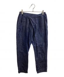nest Robe（ネストローブ）の古着「コットンリネンデニムパンツ / 01141-2015」｜インディゴ