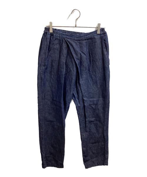 nest Robe（ネストローブ）nest Robe (ネストローブ) コットンリネンデニムパンツ / 01141-2015 インディゴ サイズ:不明の古着・服飾アイテム