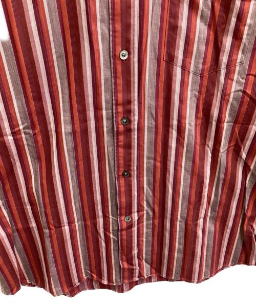 BURBERRY LONDON（バーバリーロンドン）BURBERRY LONDON (バーバリーロンドン) ストライプシャツ / BBW83-717-18 レッド サイズ:Lの古着・服飾アイテム