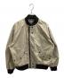 Onitsuka Tiger（オニツカタイガー）の古着「BOMBER JACKET / ボンバージャケット / 2183B594」｜ベージュ
